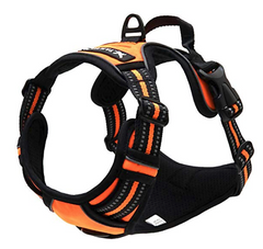 Dog Harness No Pull Pet Harness Adjustable Reflective Vest 100% Oxford Strong L