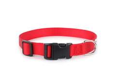 Emotional Support Animal ESA Collar Metal Ring Adjustable Red ESA ACCESS