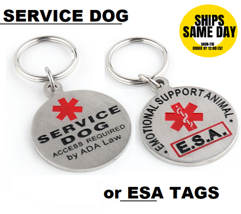 ALL ACCESS K-9 Service Dog - Emotional Support Animal Dog ESA TAGS