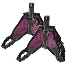 2 PACK Dog Pet Vest Harness Strap Adjustable Nylon Small Medium Large XL No Pull