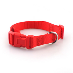 Nylon Dog Collar with Quick Release Buckle 8 Colors Adjustable XS S M L 8 COLORS