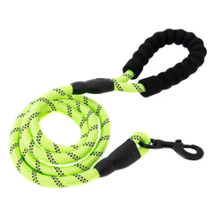 Large Heavy Duty Dog Leash Nylon Lead Rope Pad Handle Training Walking Harness