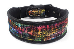 Heavy Duty Dog Collar 2" Width Reflective Dog Collar Adjustable Padded LARGE DOG