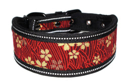 Heavy Duty Dog Collar 2" Width Reflective Dog Collar Adjustable Padded LARGE DOG