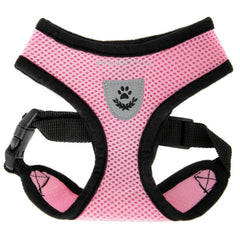 Soft Dog Pet Harness Breathable Comfortable Many Colors Puppy S M Black Red Blue