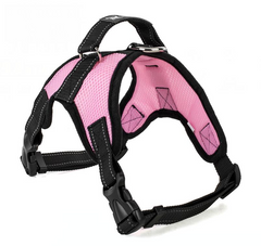 No Pull Adjustable Dog Pet Vest Harness PLUS COLLAPSIBLE BOWL Nylon Small XL XXL