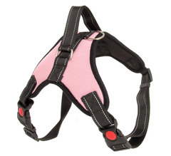 PINK NO Pull Adjustable Dog Pet Vest Harness Quality Nylon XS S M L XXL