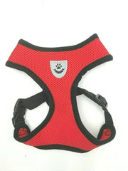 Red Mesh Padded Soft Puppy Pet Dog Harness Breathable Comfortable S M L