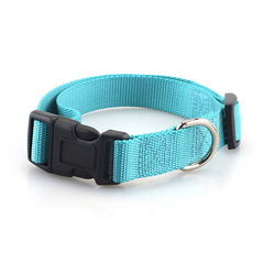 Nylon Dog Collar with Quick Release Buckle 8 Colors Adjustable XS S M L 8 COLORS