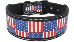 Heavy Duty Dog Collar 2" Width Reflective Dog Collar Adjustable Padded LARGE DOG