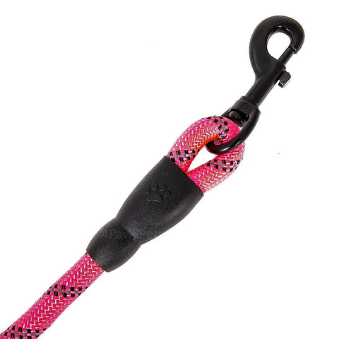 Large Heavy Duty Dog Leash Nylon Lead Rope Pad Handle Training Walking Harness