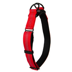 Reflective Nylon Dog Collar with Quick Release Buckle, 5 Colors, Adjustable M L