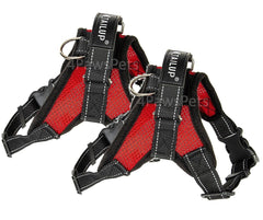 2-PACK Dog Pet Vest Harness Strap Adjustable Nylon Small Medium Large XL No Pull