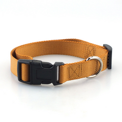 Nylon Dog Collar with Quick Release Buckle 8 Colors Adjustable XS S M L 8 COLORS