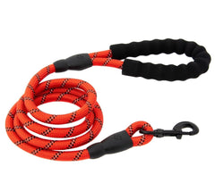 Large Heavy Duty Dog Leash Nylon Lead Rope Pad Handle Training Walking Harness