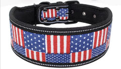 Heavy Duty Dog Collar 2" Width Reflective Dog Collar Adjustable Padded LARGE DOG