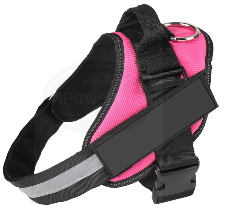 No Pull Dog Pet Harness Adjustable Control Vest Dog Reflective  S M L Large ROSE