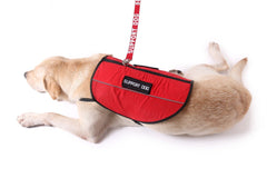 Service Dog Vest Harness Canine Light Weight Reflective Adjustable XXS - XL- RED