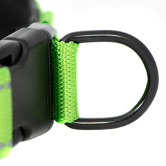 Reflective Nylon Dog Collar with Quick Release Buckle, 5 Colors, Adjustable M L