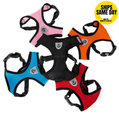 2-Pack Mesh Padded Soft Puppy Pet Dog Harness Breathable Comfortable  S M L