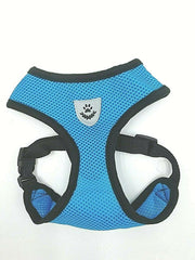 Soft Dog Pet Harness Breathable Comfortable Many Colors Puppy S M Black Red Blue