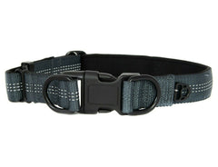 Reflective Nylon Dog Collar with Quick Release Buckle, 5 Colors, Adjustable M L