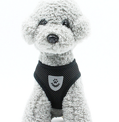 Soft Dog Pet Harness Breathable Comfortable Many Colors Puppy S M Black Red Blue