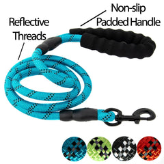 5 FT Strong Dog Leash with Padded Handle