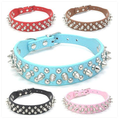 Copy of Small Dog Spiked Studded Rivets Dog Pet Faux PU Leather Collar Toy Small S XXS