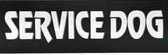 Pair Of SERVICE DOG • EMOTIONAL Velcro Patches Reflective Tag Harness Vest