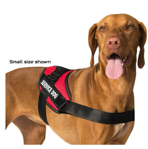 Pair Of SERVICE DOG • EMOTIONAL Velcro Patches Reflective Tag Harness Vest